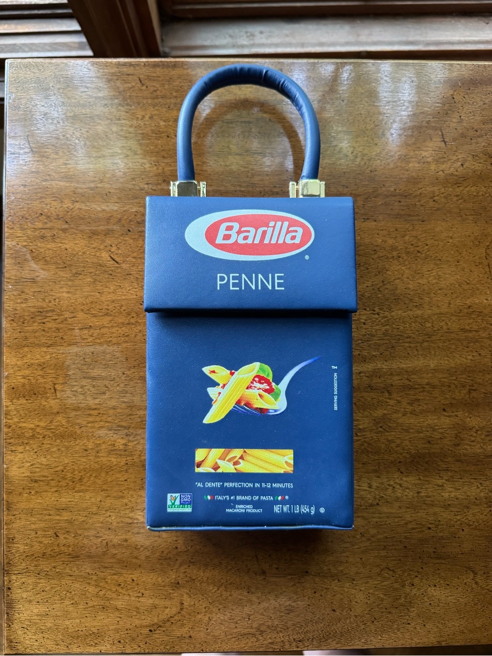Nik Bentel first edition Barilla pasta bag 1 of 100 Leather purse Rare with box - Picture 4 of 9